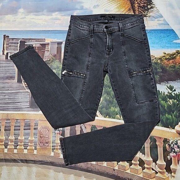 J‎ Brand Zippered Ankle Skinny Jeans Size 27 - Picture 2 of 7